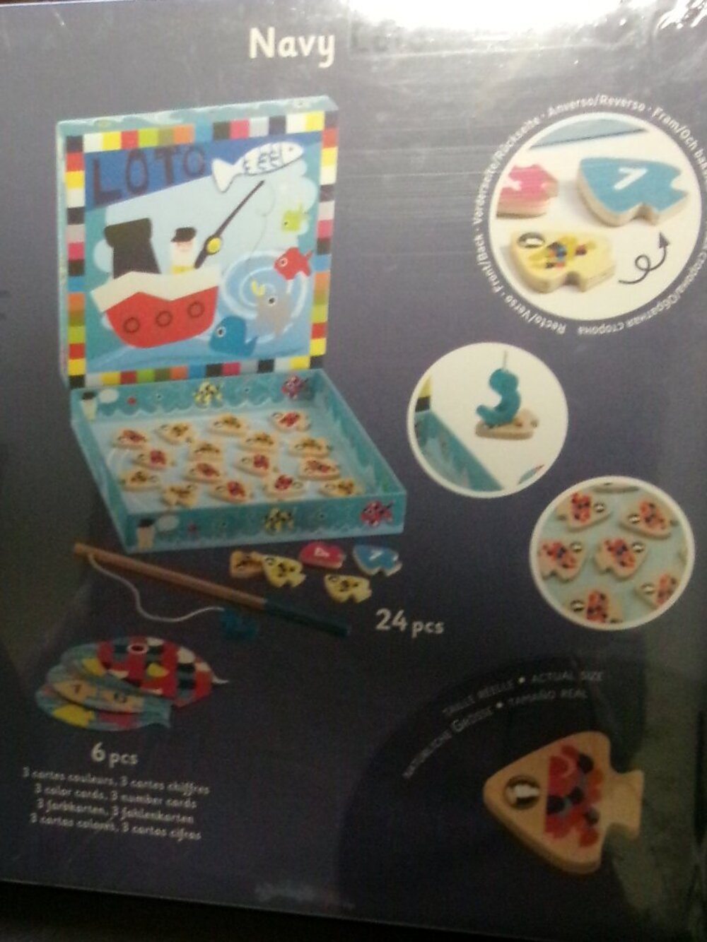 NWT Navy Lotto Game - Picture 5 of 7